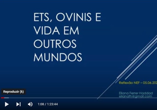 Tema: ETS, OVNIs E A VIDA EM OUTROS MUNDOS