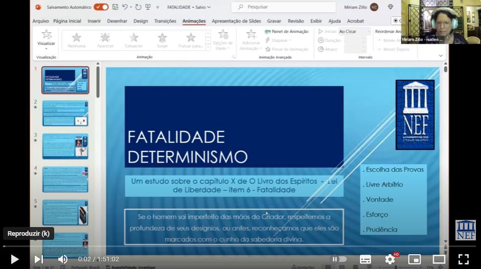 Tema: FATALIDADE E DETERMINISMO